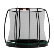 Avyna Trampoline FlatLevel &Oslash;305 met veiligheidsnet | Groen