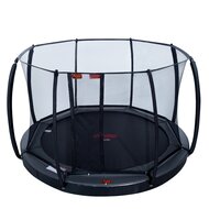 Avyna Trampoline FlatLevel &Oslash;430 met veiligheidsnet | Grijs