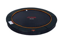 Avyna Trampoline FlatLevel &Oslash;245 met veiligheidsnet | Zwart