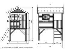 Houten speelhuis Funny XL - Prestige Garden