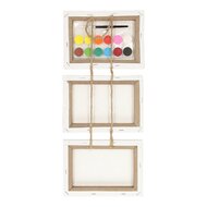 Canvas Schilderset Ruimte, set van 3 stuks