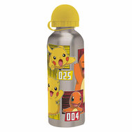 Pok&eacute;mon Aluminium Drinkfles Pikachu Charmander, 500ml