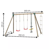 Houten Schommel Danielle 390cm