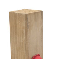 Houten Duikelrek enkel - Rood