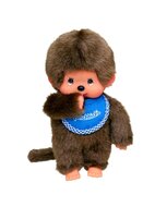 Monchhichi Jongen met slab blauw (20cm)