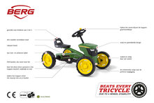 Skelter Berg Buzzy John Deere groen/geel