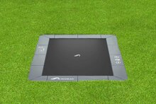 Akrobat Orbit Flat to the ground Trampoline 380x250 Antraciet, zonder veiligheidsnet