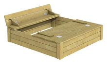 Houten Zandbak Tommy Deluxe XL 150x120