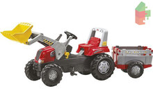 Rolly Toys Rolly Junior Rt - Traptractor Met Frontlader En Vee Aanhanger