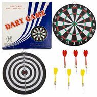 Dartbord met 6 Darts