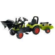 Falk Claas Arion 410 Traptractor Met Aanhanger En Voorlader