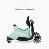 Xtend Scooter/step ride on lichtgroen(mint)/zwart