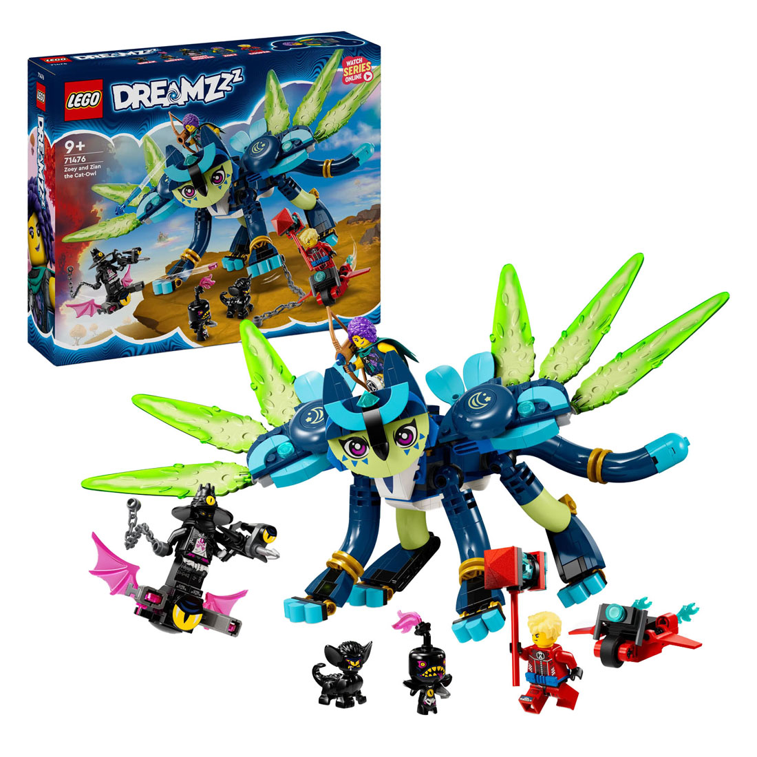 LEGO DREAMZzz 71476 Zoey en Zian De Kattenuil