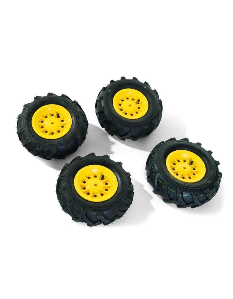 ROLLY TOYS LUCHTBANDEN GEEL VOOR TRACTOREN RT7XX SERIE (4 STUKS)