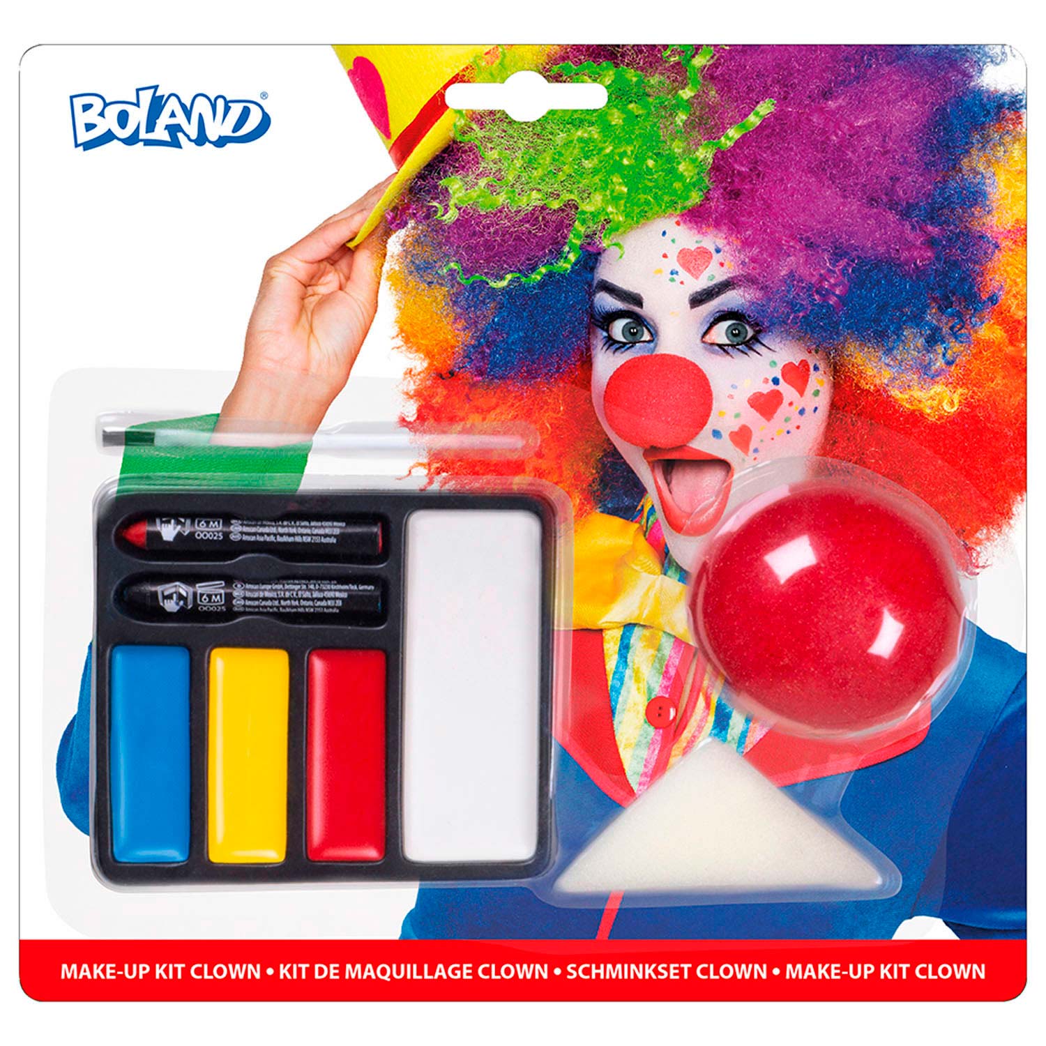 Schmink Set Clown met Clownsneus