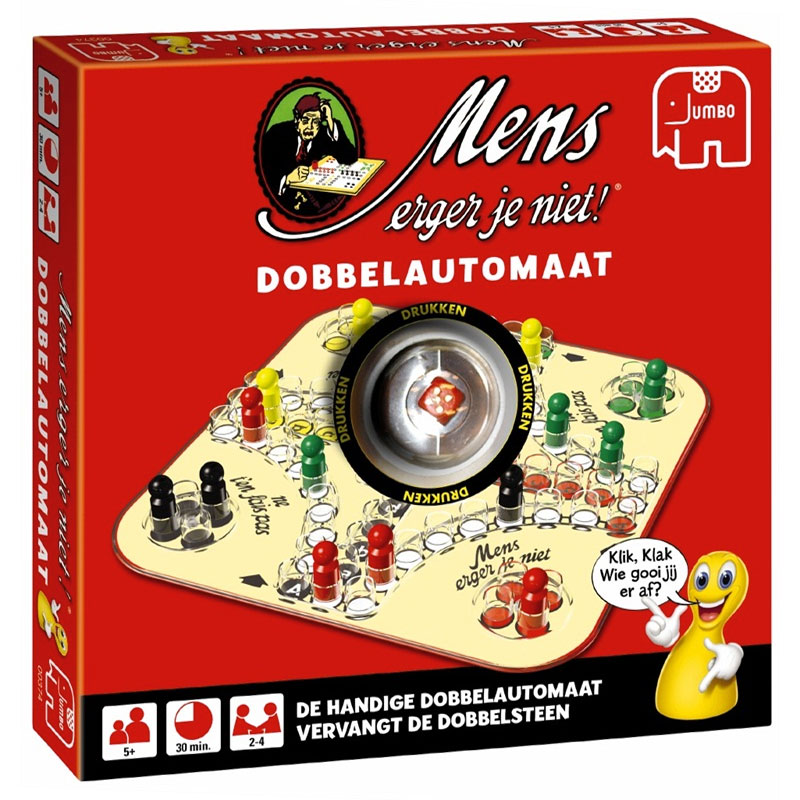 Jumbo Mens Erger Je Niet Bordspel