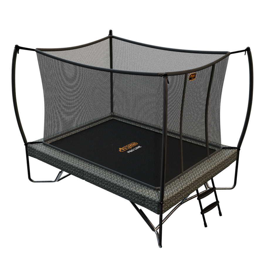 Avyna Trampoline Opbouw 275x190 (213) met net – Camouflage