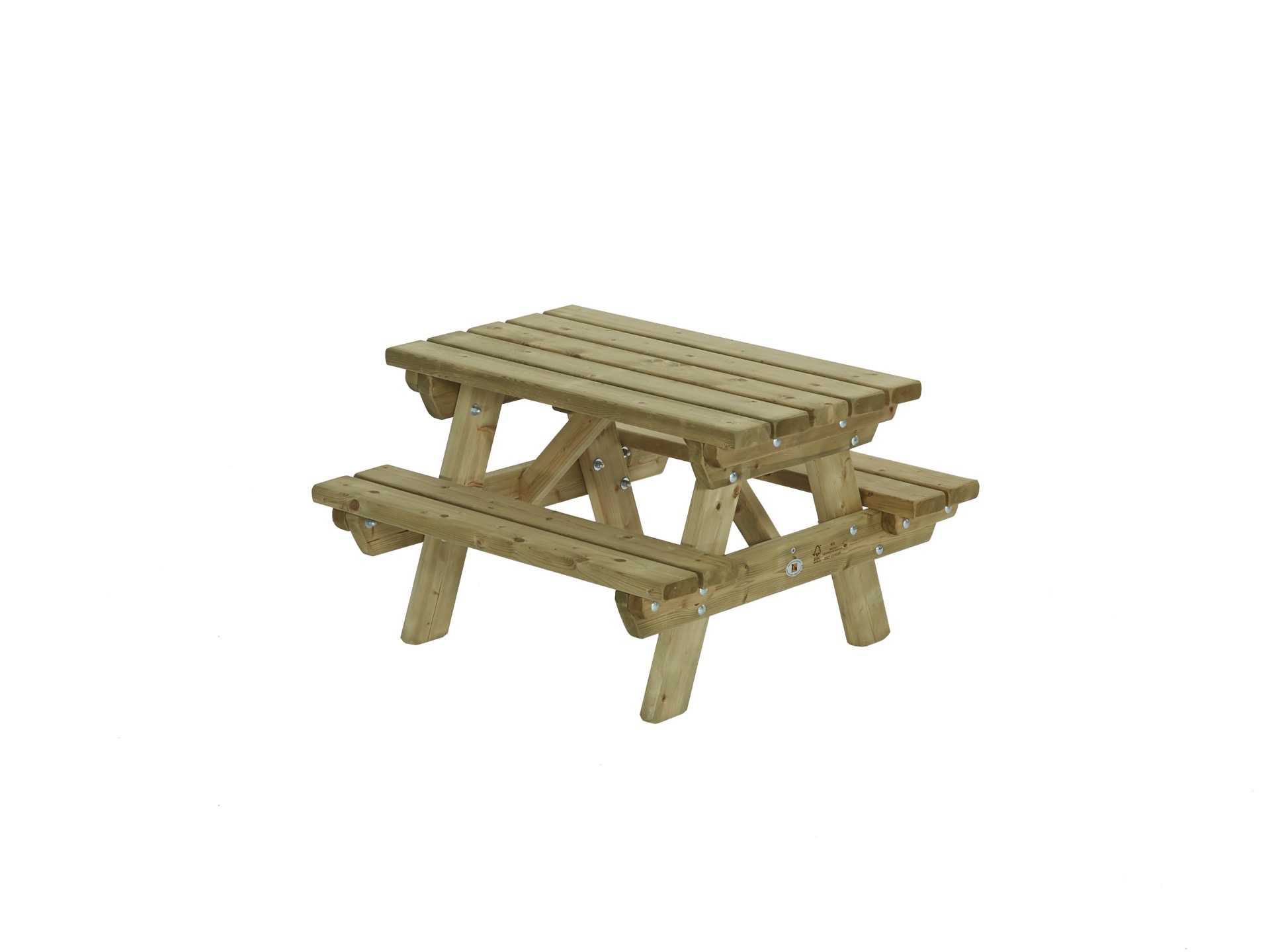 Houten Kinderpicknicktafel 90x90cm