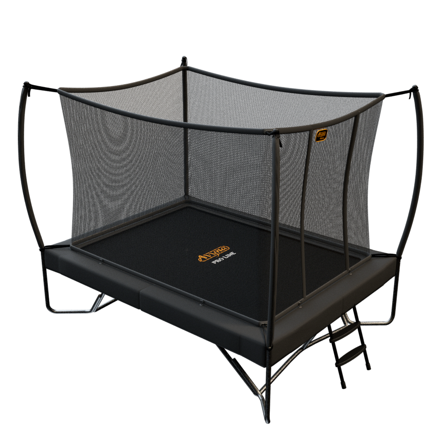 Avyna Trampoline Opbouw 275x190 (213) met net – HD Plus