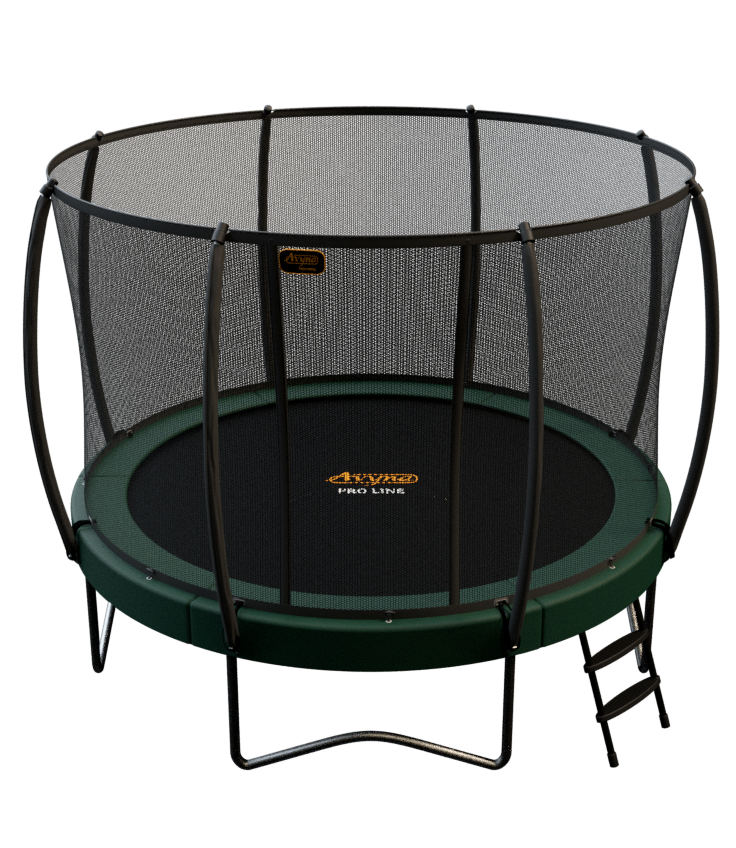 Avyna Trampoline Opbouw Ø365 met veiligheidsnet – Groen