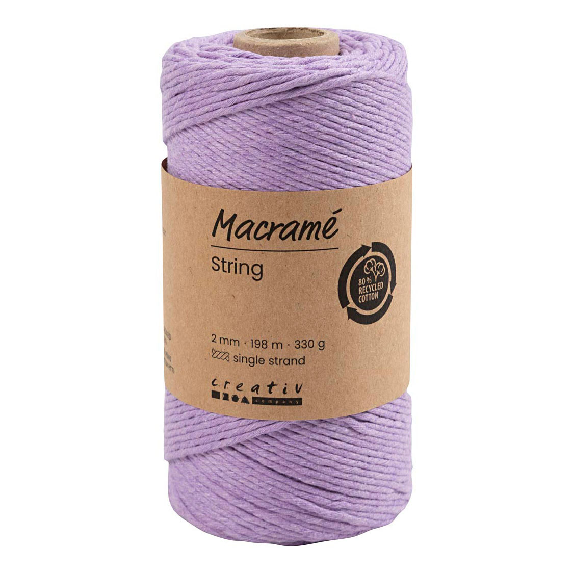 Macrame Koord Paars, 198m