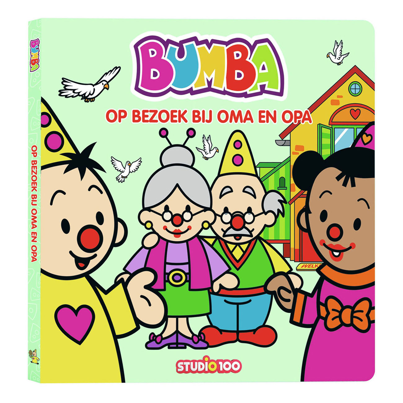 Bumba Kartonboek - Op bezoek bij Oma en Opa