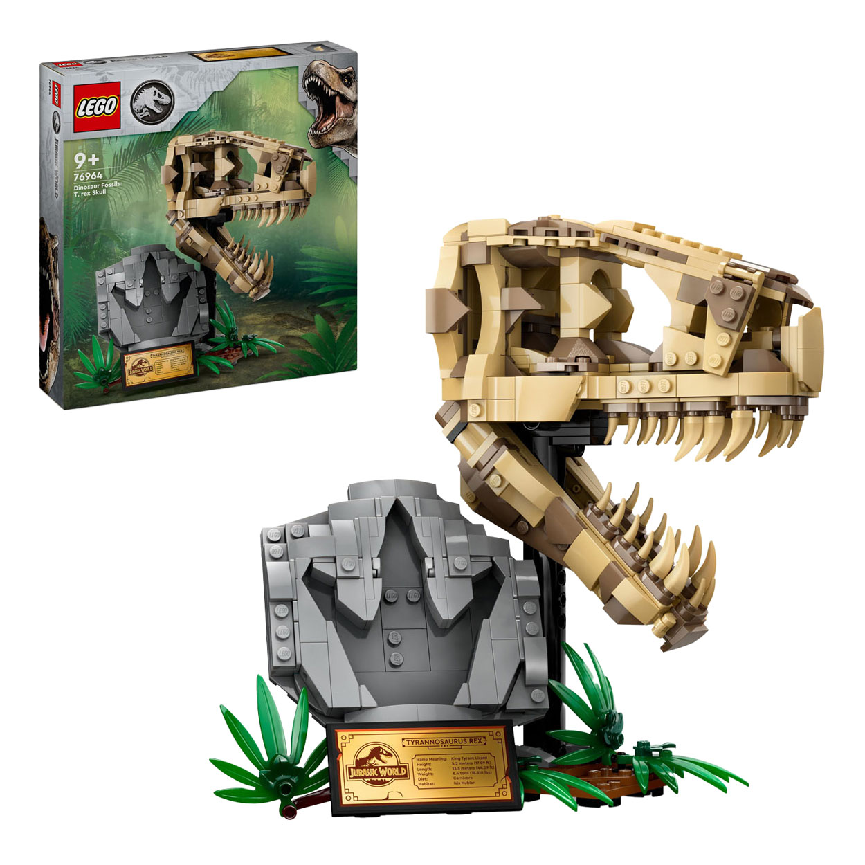 LEGO Jurassic World 76964 Dinosaurusfossielen: T-Rex Schedel