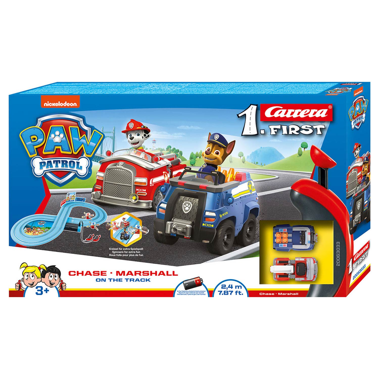 Carrera First Racebaan - PAW Patrol 'On the Track'