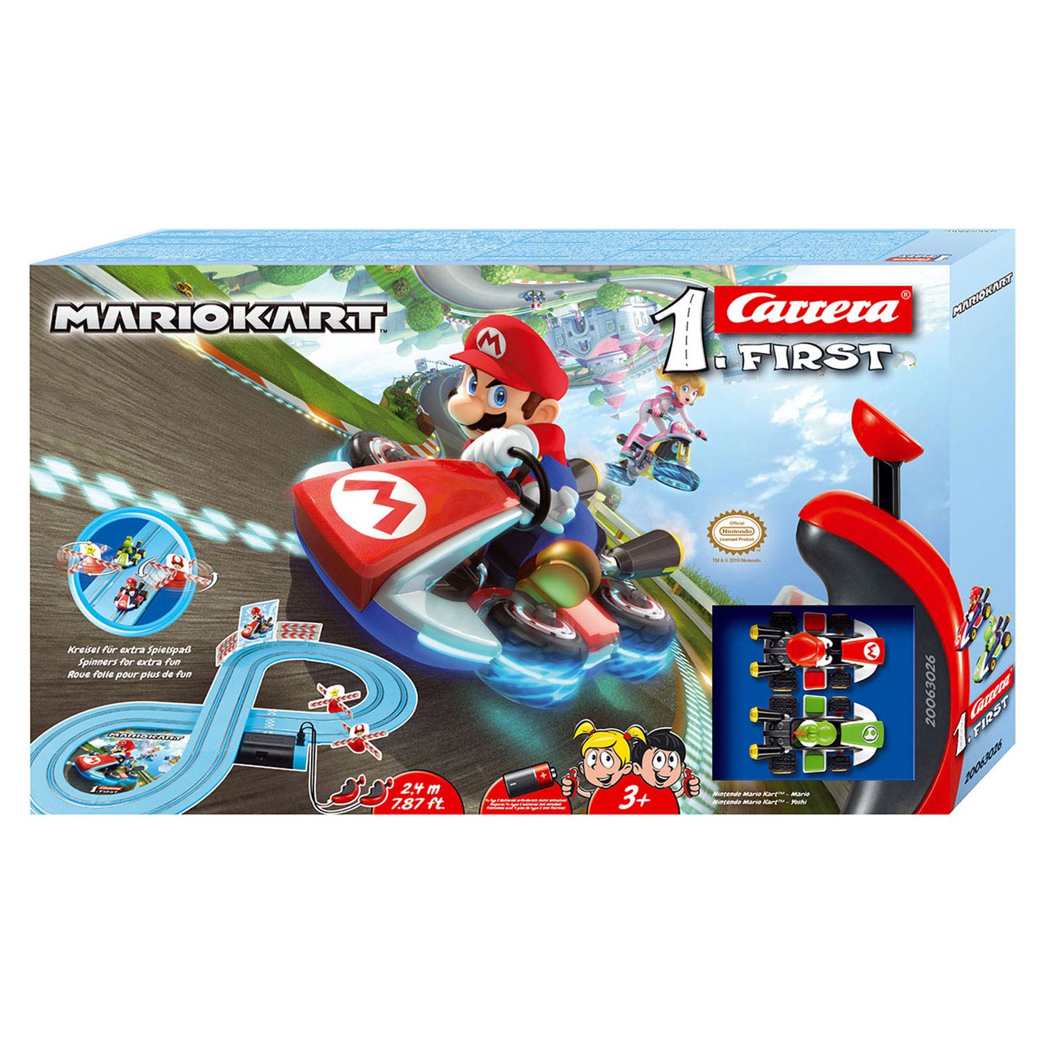 Carrera First Racebaan, 2,4m - Mario Kart