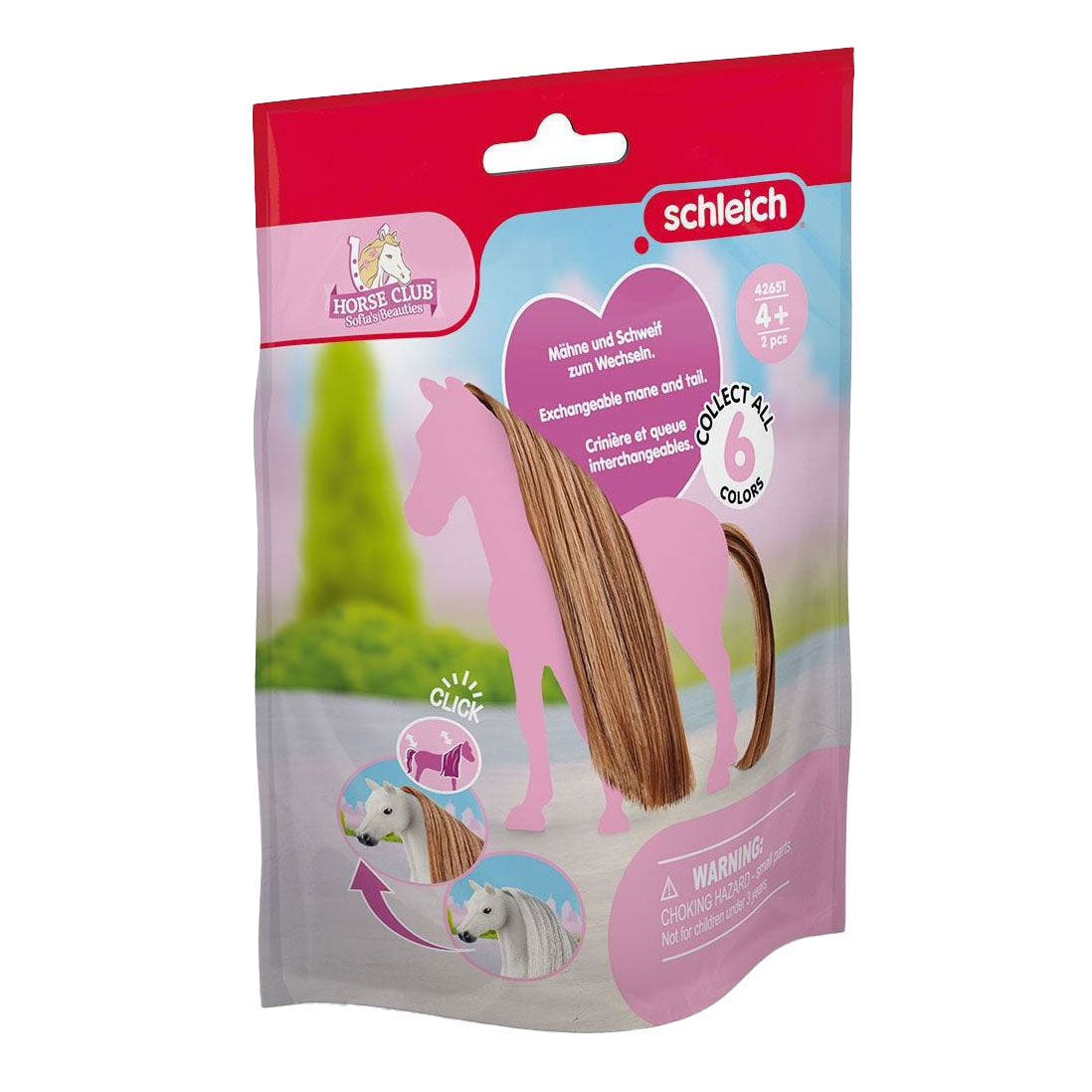 schleich HORSE CLUB Haar Beauty Horses Choco 42651