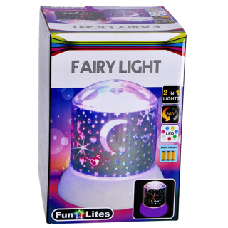 Disco Projectielamp Galaxy Battery Operated Wit 