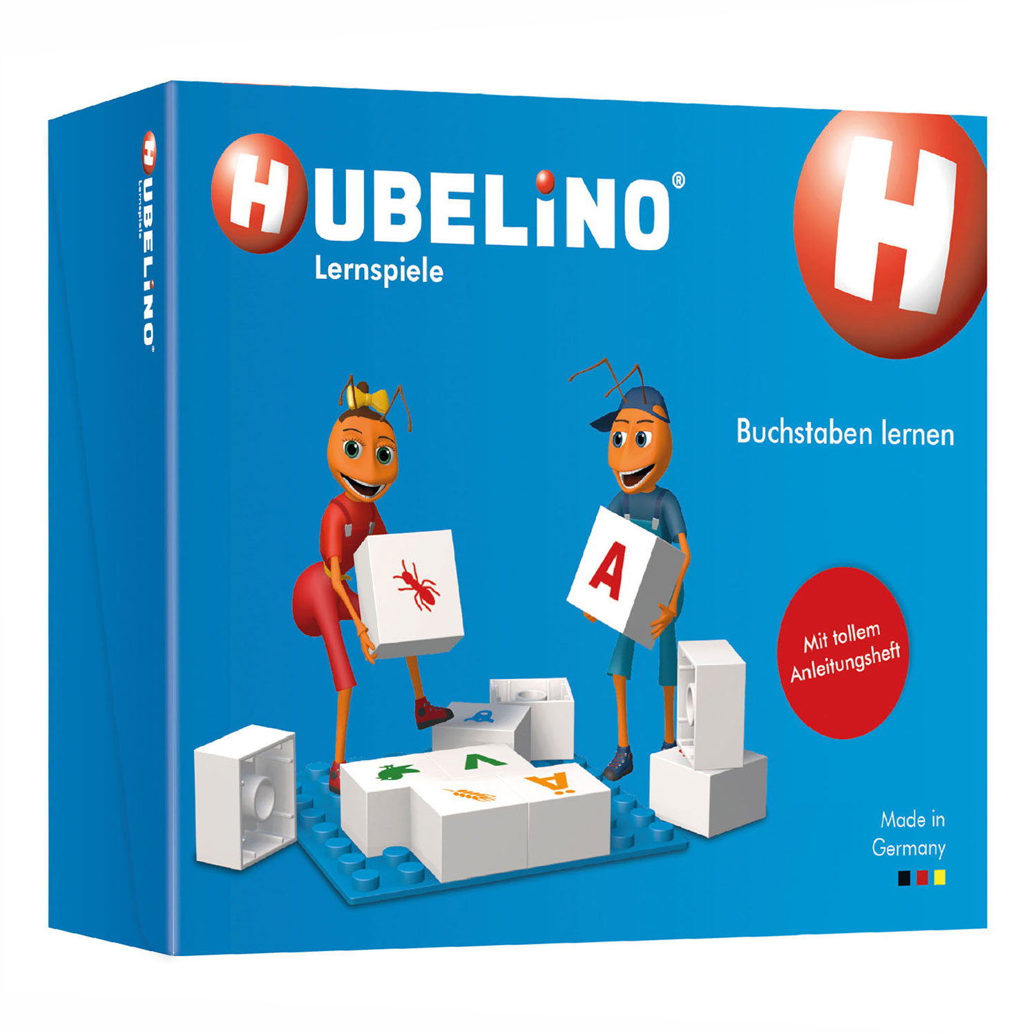 Hubelino Letters Leren Leerblokken, 85dlg.