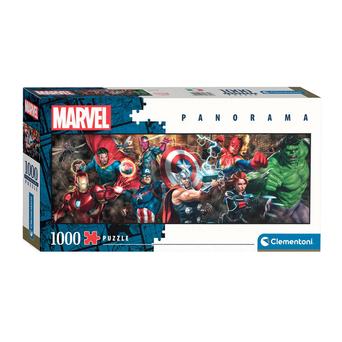 Clementoni Legpuzzel Panorama Marvel, 1000st.