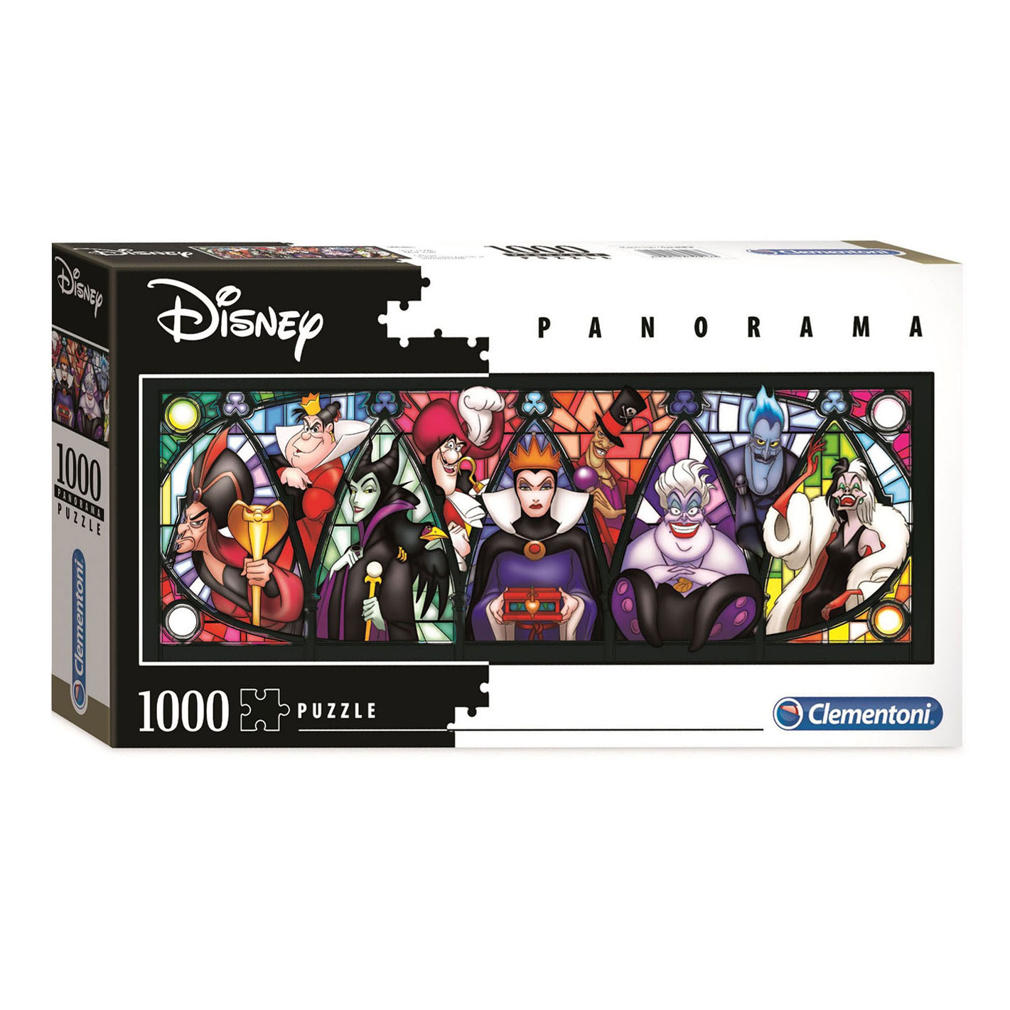 Clementoni Legpuzzel Panorama Disney Schurken, 1000st.