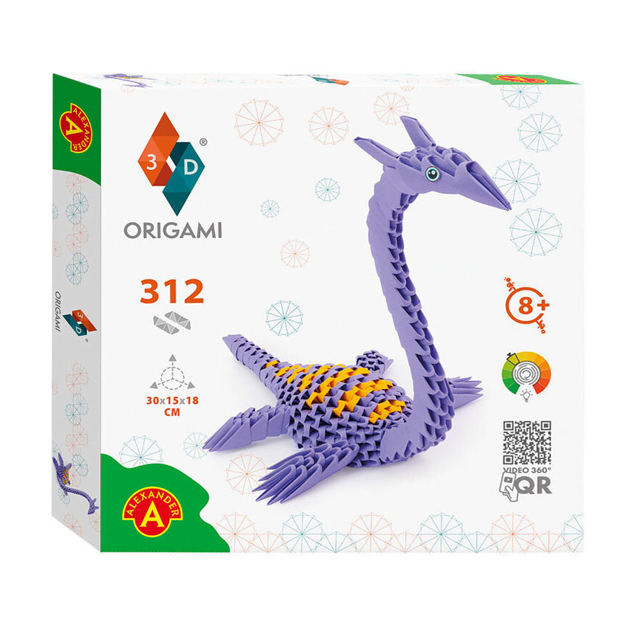 Origami 3D Dinosaurus, 312dlg