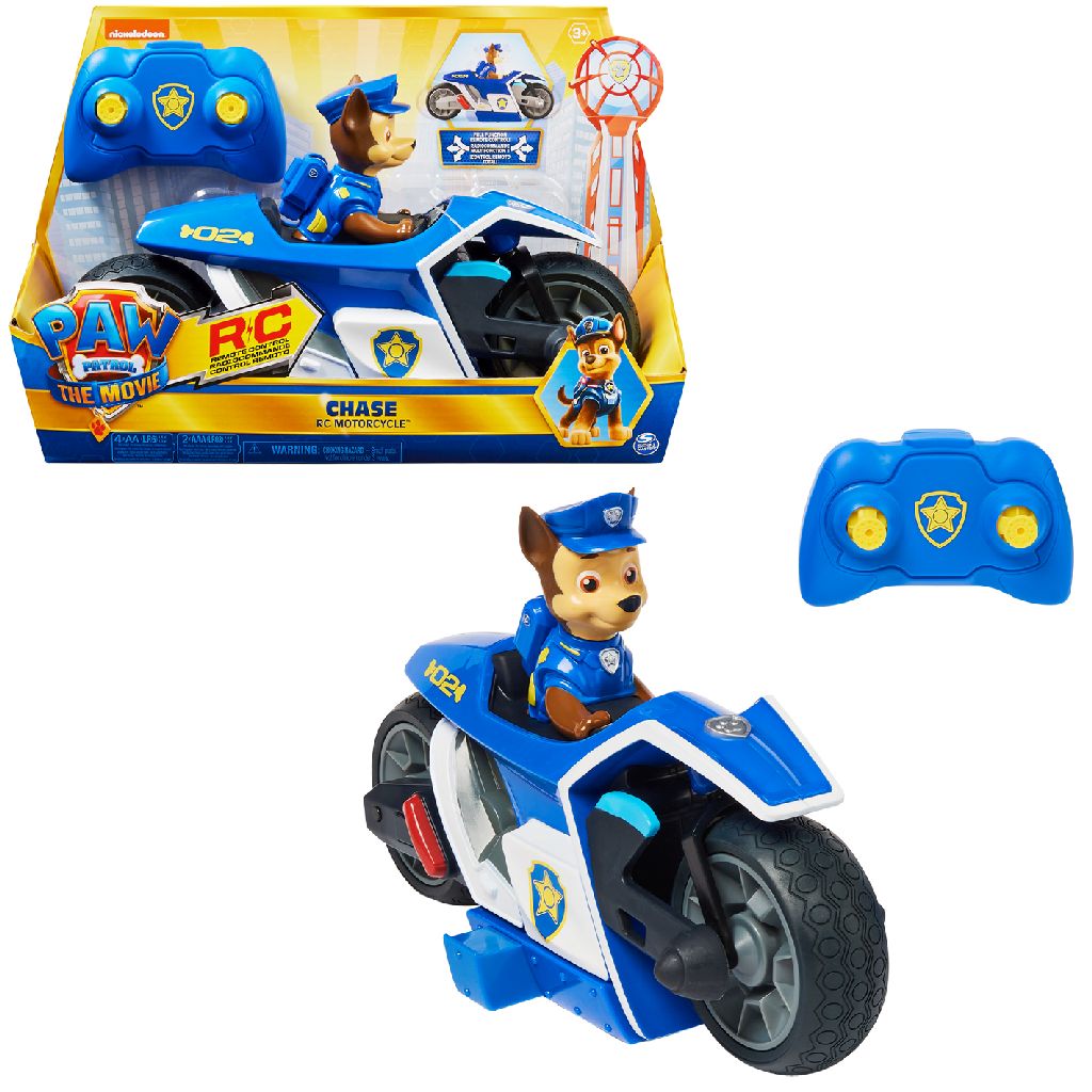 Paw Patrol The Movie RC Chase Motorbike