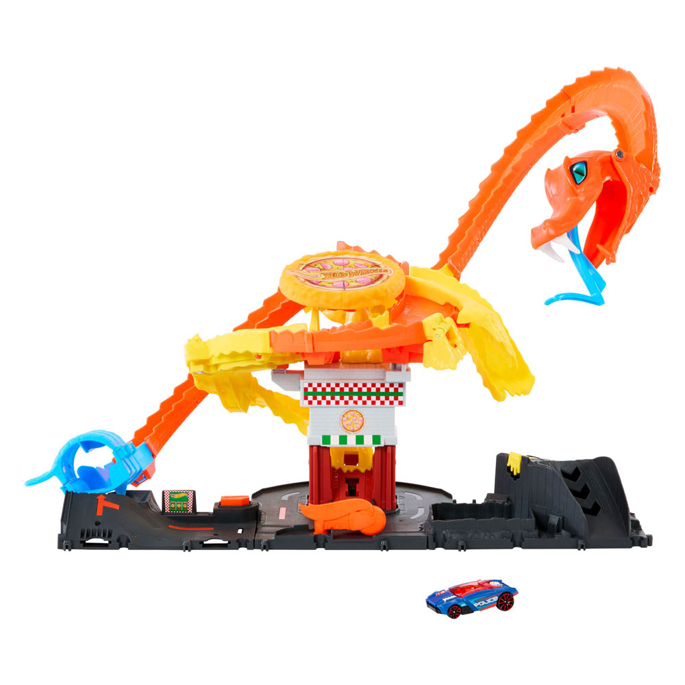 Hot Wheels City Snake & Pizza Shop Speelset