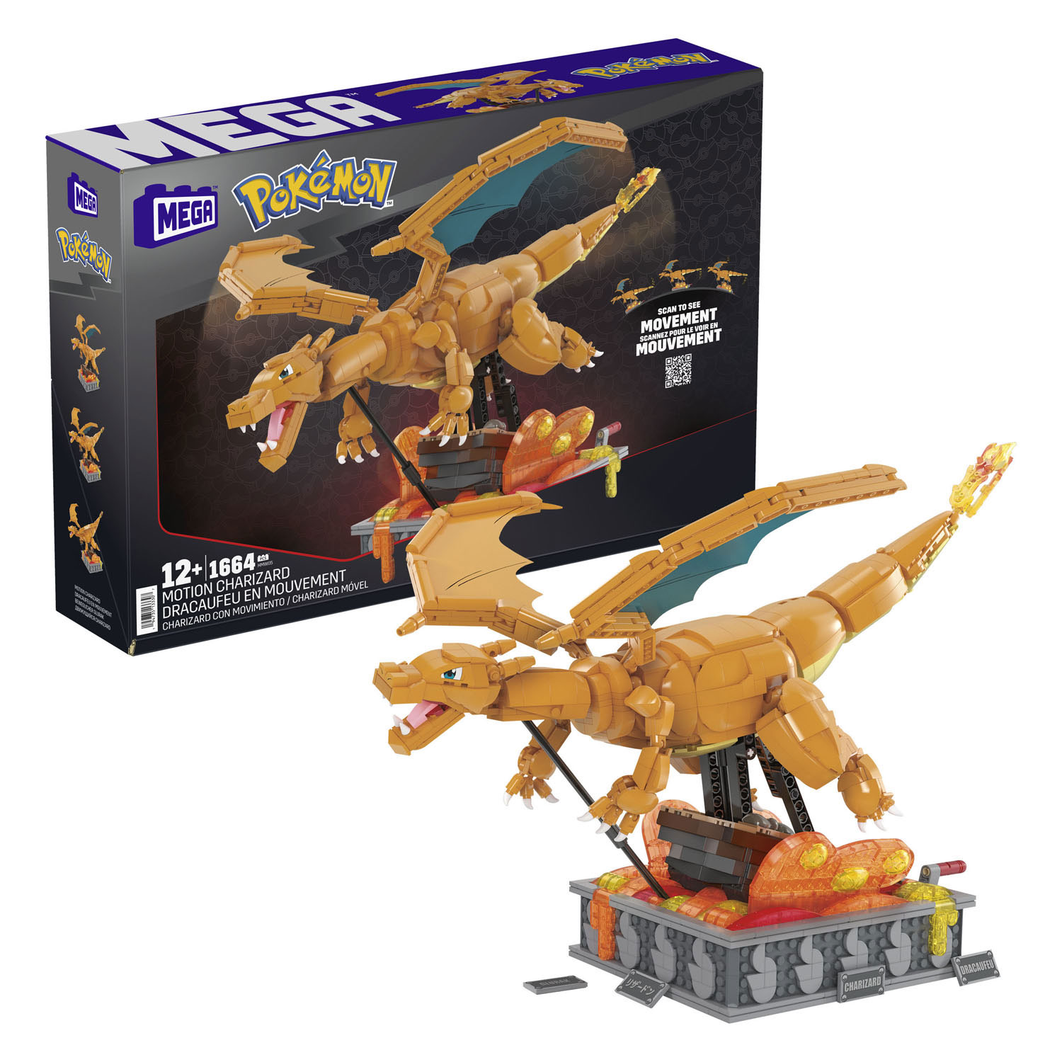 Mega Construx Pokémon Bouwset Motion Charizard