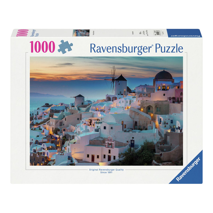 Legpuzzel Avond in Santorini, 1000st.