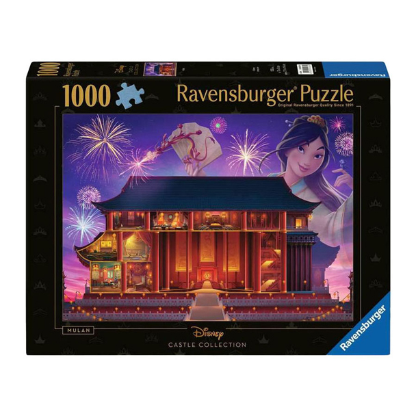 Legpuzzel Disney Castles Mulan, 1000st.