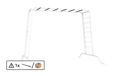 PlayBase - Frame monkey bar tube for swing clamp