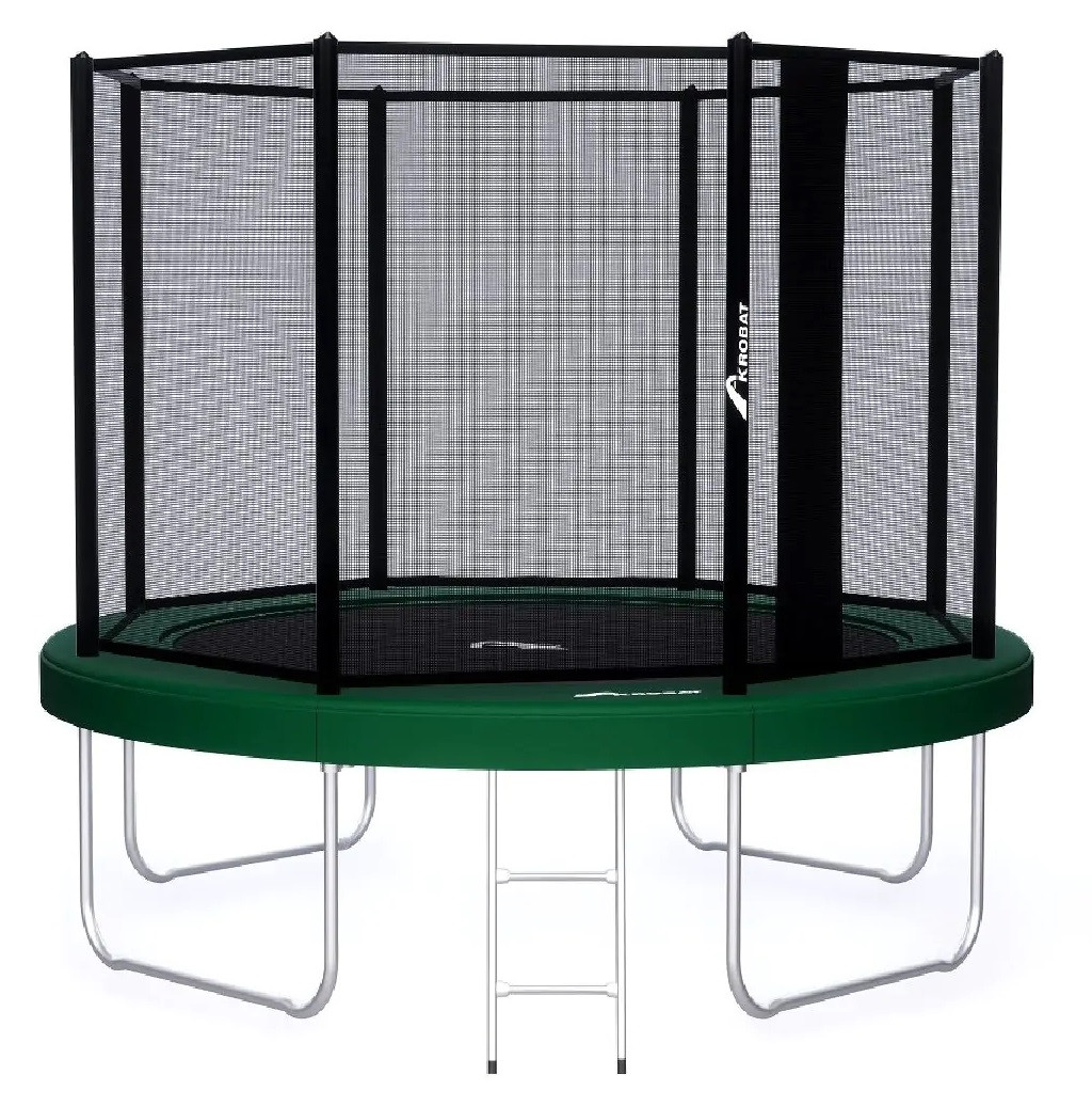 Trampoline AKROBAT ORBIT ABOVE 305 (10ft) Green, inclusief veiligheidsnet