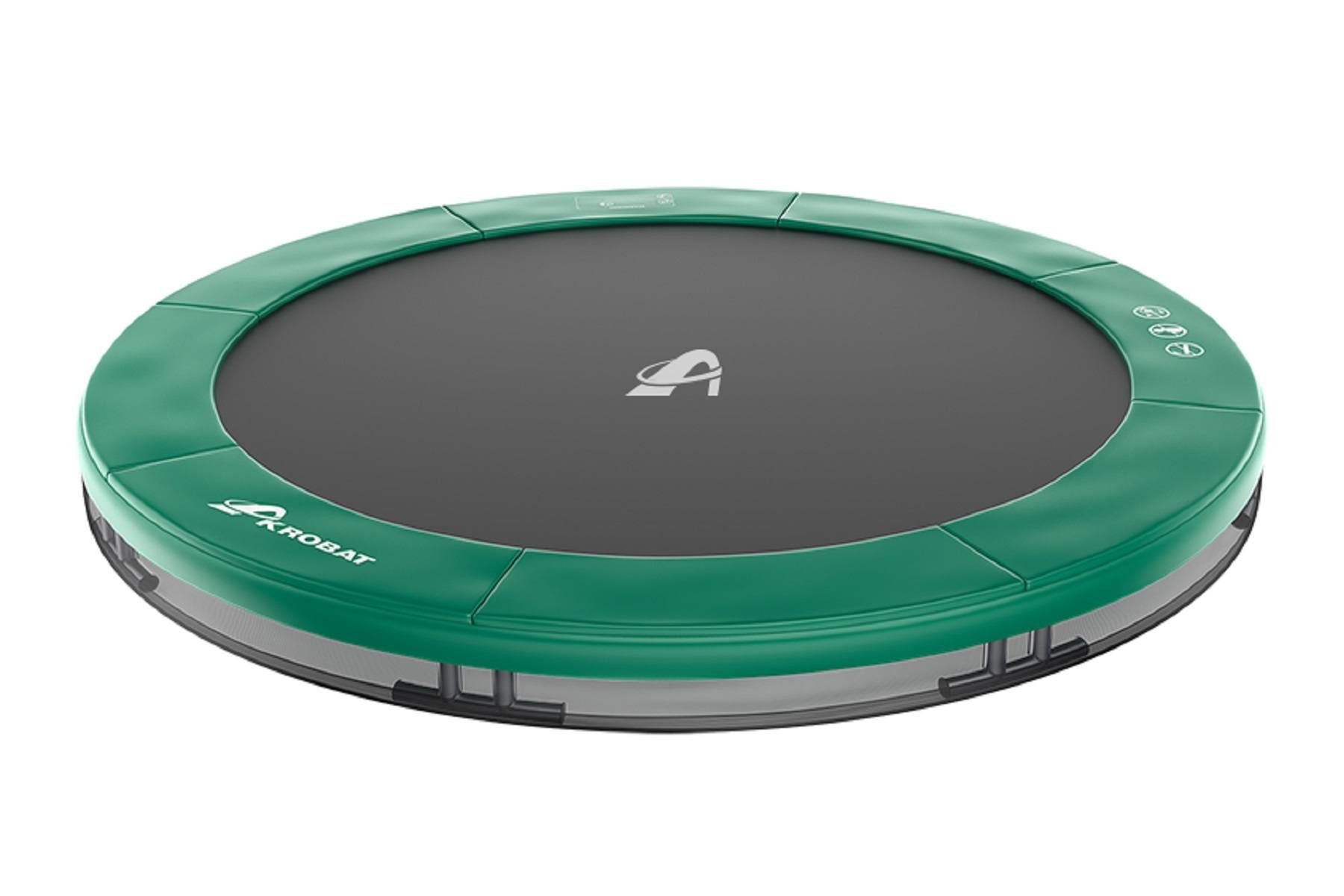 Trampoline AKROBAT ORBIT INGROUND 365 (12ft) Green