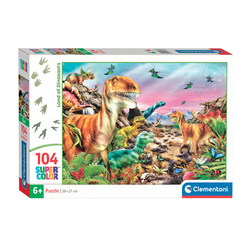 Clementoni Legpuzzel Super Color Trolls 3, 104st.