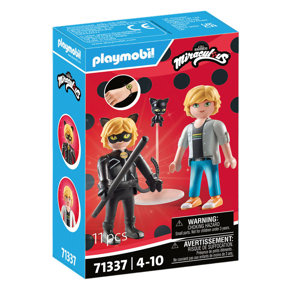 Playmobil Miraulous Miraculous: Adrien & Cat Noir - 71337