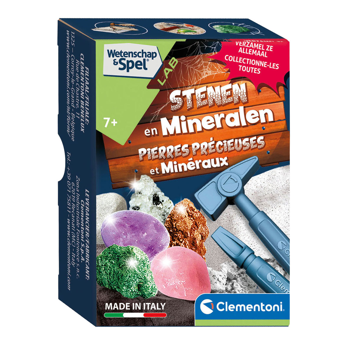 Clementoni Wetenschap en Spel - Op Zoek Naar Stenen en Mineralen