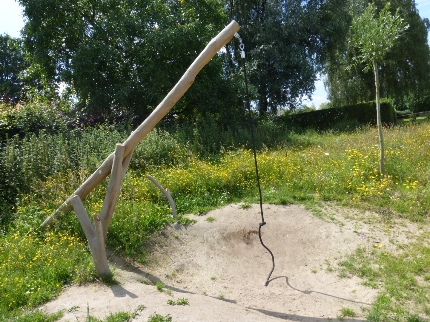 Robinia slingertouw  voor openbaar gebruik 400cm x 50cm