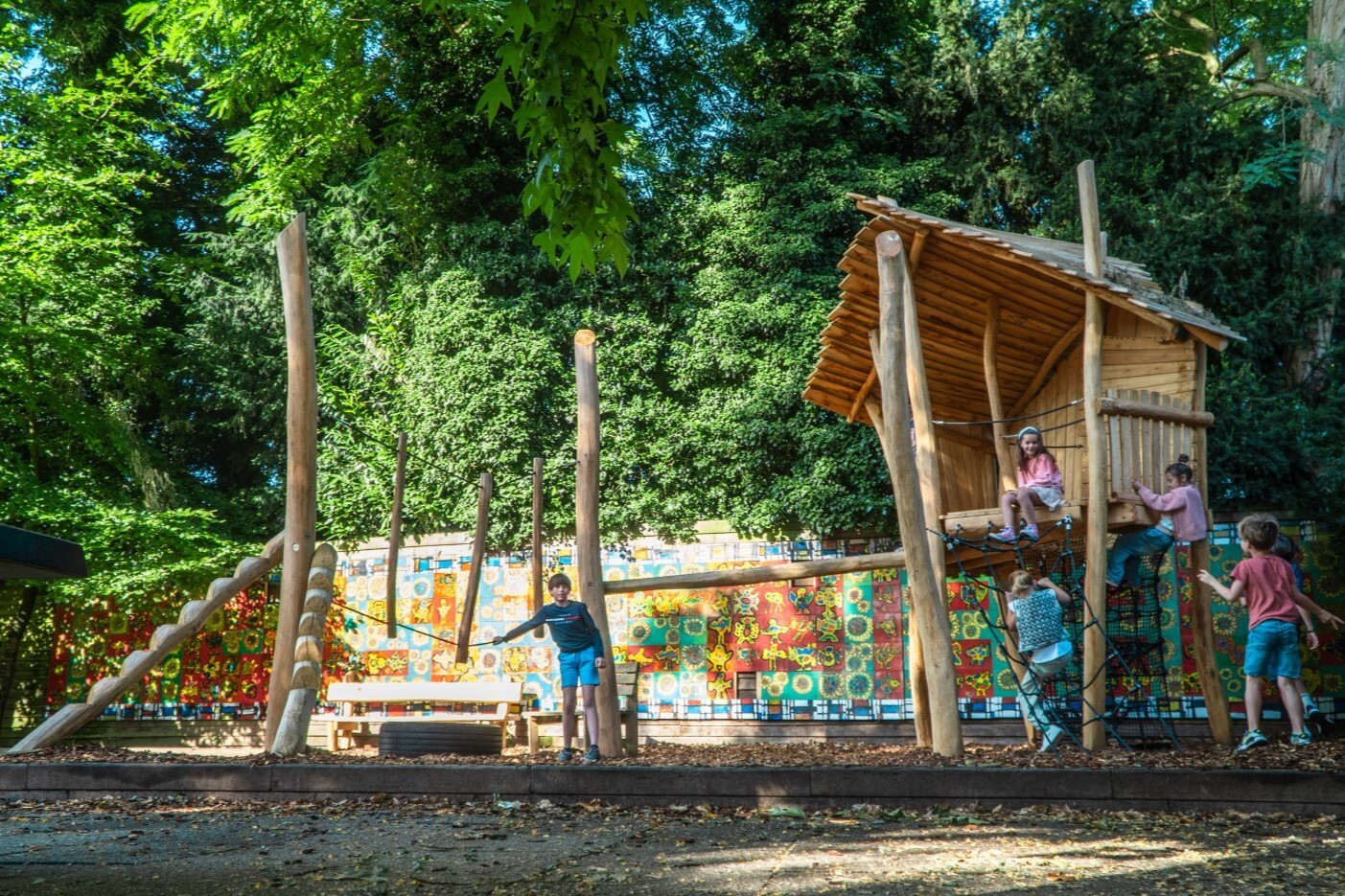 Robinia Boomhut voor openbaar gebruik 900cm x 500cm