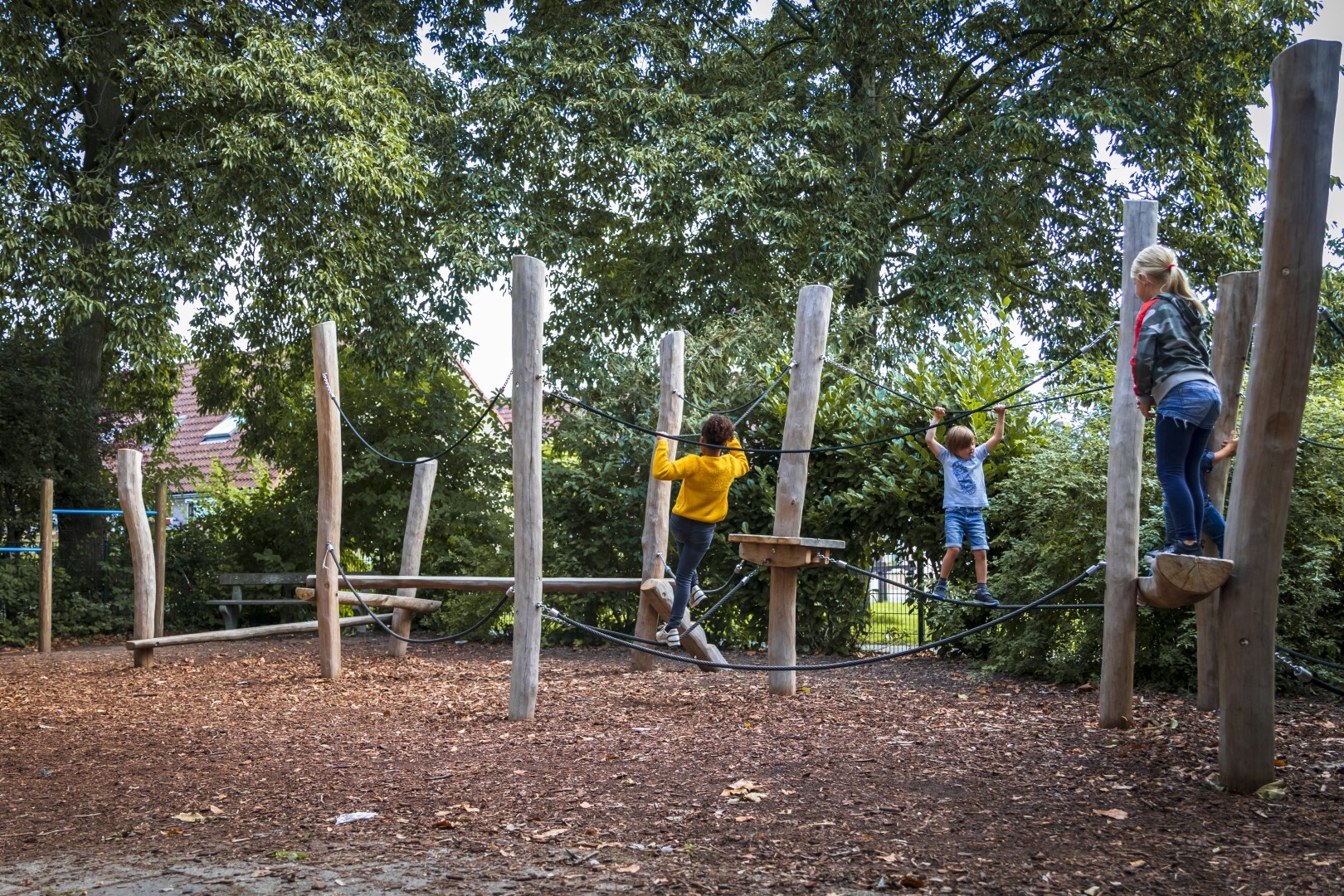 Robinia Speelstructuur voor openbaar gebruik 1800cm x 675cm