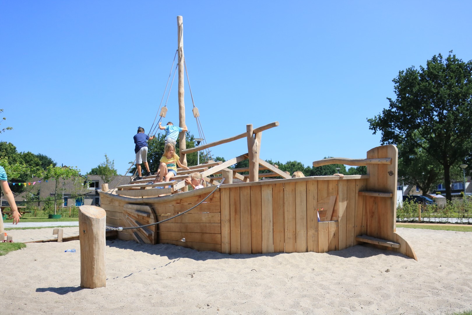 Robinia Turfschip voor openbaar gebruik 800cm x 500cm